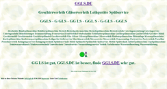 Desktop Screenshot of ggls.de