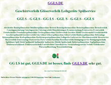 Tablet Screenshot of ggls.de